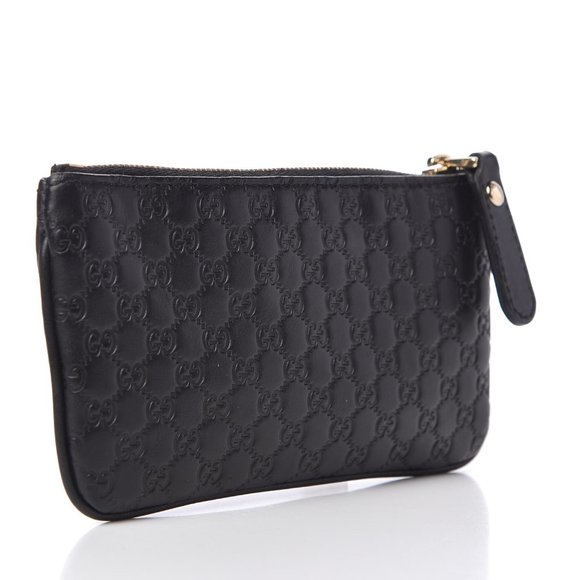 Gucci Microguccissima Key Chain Coin Pouch Black NEW IN BOX - Picture 4 of 15